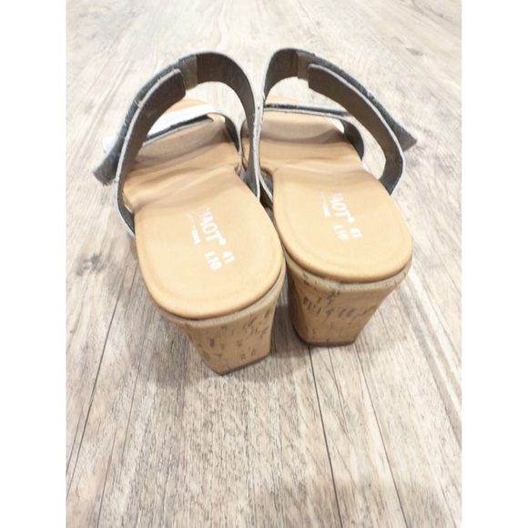 NAOT Caveran silver wedge sandals 41 - Picture 4 of 11